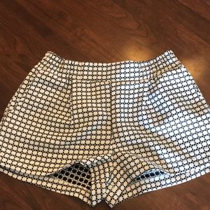 Black and White Patterned shorts